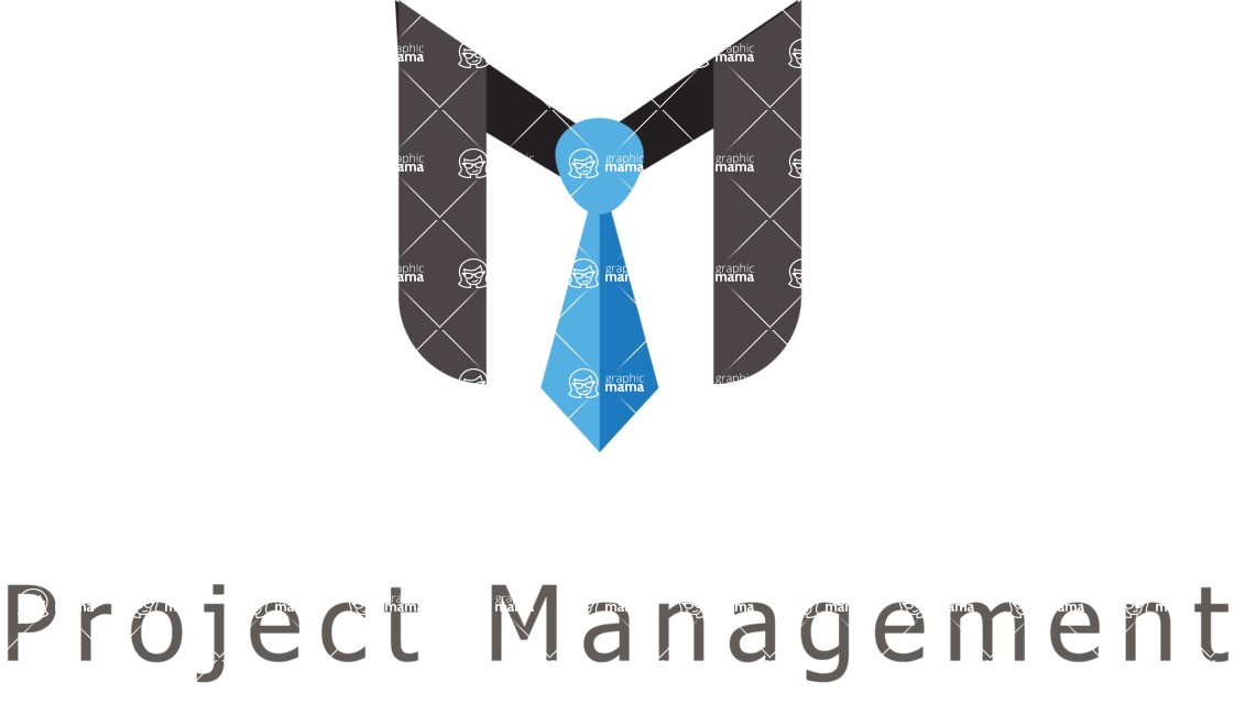 Business Logo Templates - vector graphics in a pack from GraphicMama - Management Company Logo Design